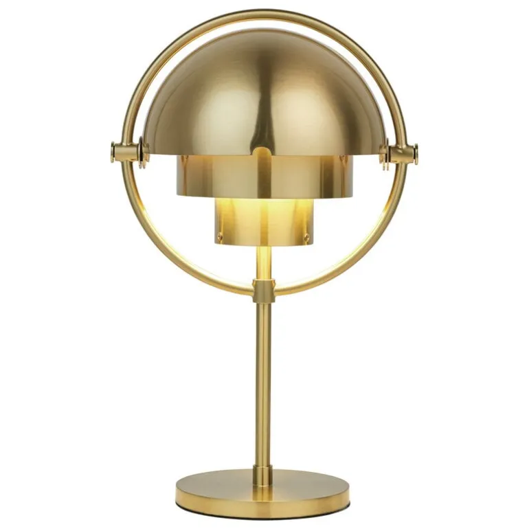 GUBI Multi-lite portable table lamp, brass - brass