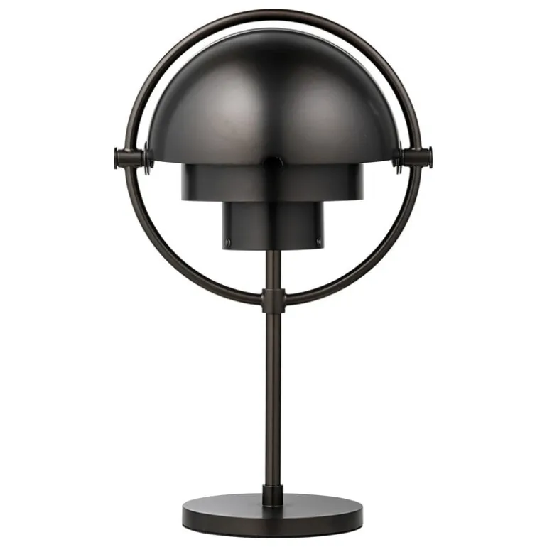 GUBI Multi-lite portable table lamp, black brass