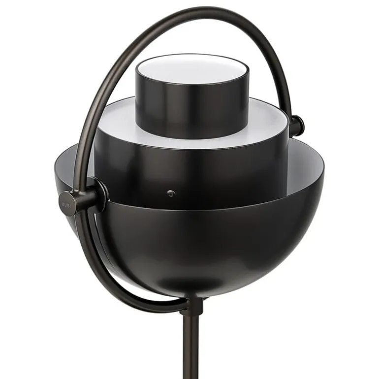 GUBI Multi-lite portable table lamp, black brass