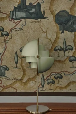 GUBI Multi-Lite table lamp, brass - desert sage