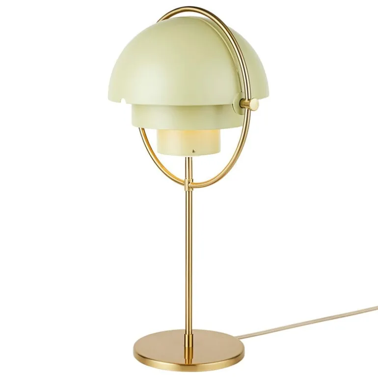 GUBI Multi-Lite table lamp, brass - desert sage