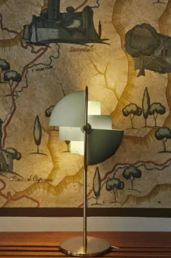 GUBI Multi-Lite table lamp, brass - desert sage