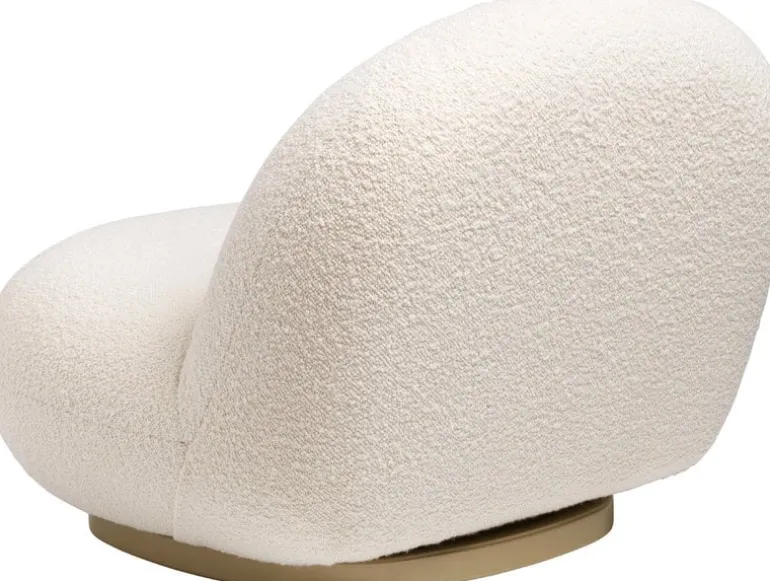 GUBI Pacha lounge chair, Karakorum 001 - pearl gold