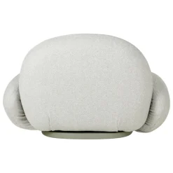 GUBI Pacha Outdoor lounge chair with armrest, swivel base, Libera 003