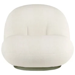 GUBI Pacha Outdoor lounge chair, swivel base, Lorkey 40