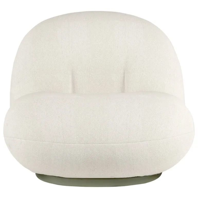 GUBI Pacha Outdoor lounge chair, swivel base, Lorkey 40