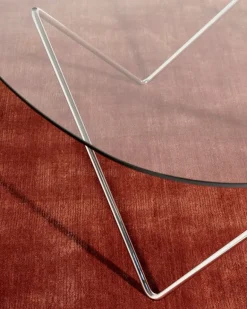 GUBI Pedrera coffee table, chrome