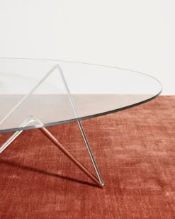 GUBI Pedrera coffee table, chrome