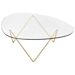 GUBI Pedrera coffee table, brass