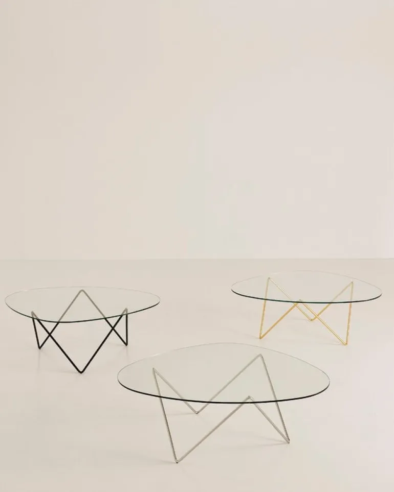GUBI Pedrera coffee table, brass