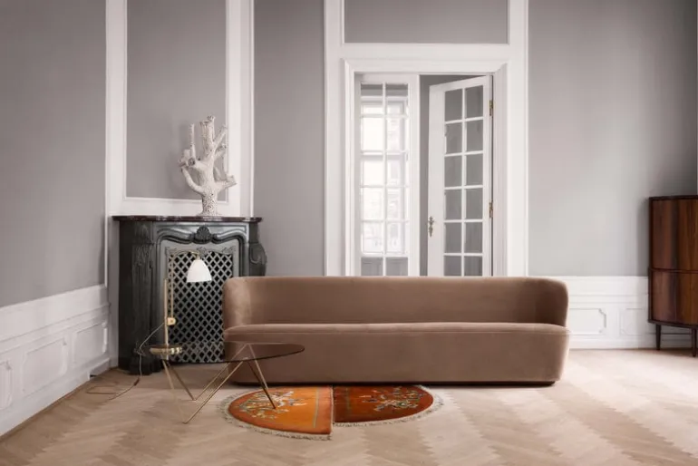 GUBI Pedrera coffee table, brass