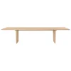 GUBI Private dining table, 320 x 100 cm, light stained oak
