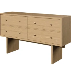 GUBI Private sideboard, light stained oak