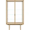 GUBI Private vitrine, light stained oak