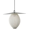 GUBI Satellite Outdoor pendant, 22 cm, black - cream white