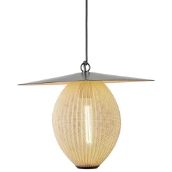 GUBI Satellite Outdoor pendant, 22 cm, black - cream white