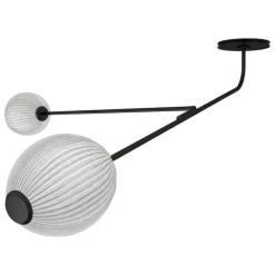 GUBI Satellite wall lamp, cream white semi matt