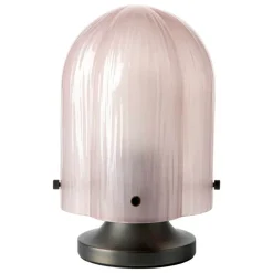 GUBI Seine table lamp, antique brass - coral