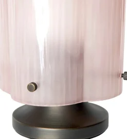 GUBI Seine table lamp, antique brass - coral