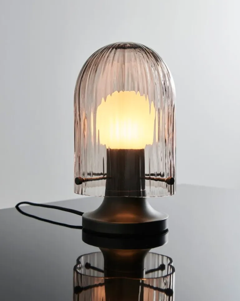 GUBI Seine table lamp, antique brass - smoke