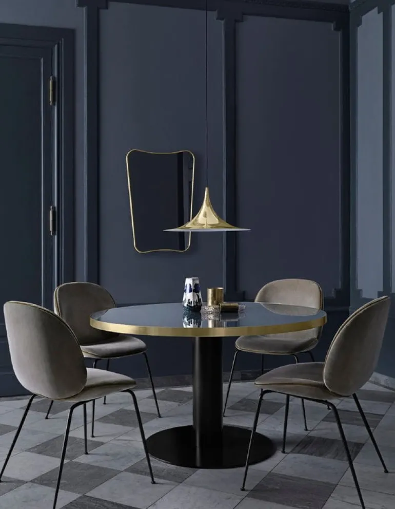 GUBI Semi pendant 47 cm, brass