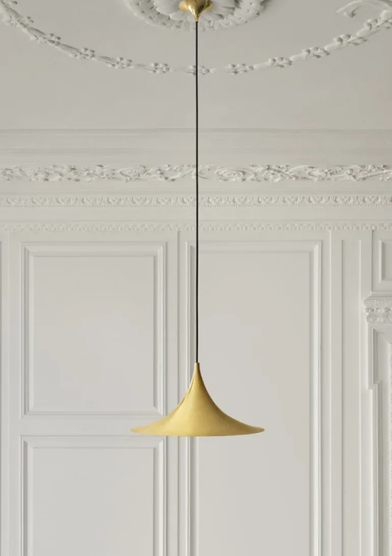 GUBI Semi pendant 47 cm, brass