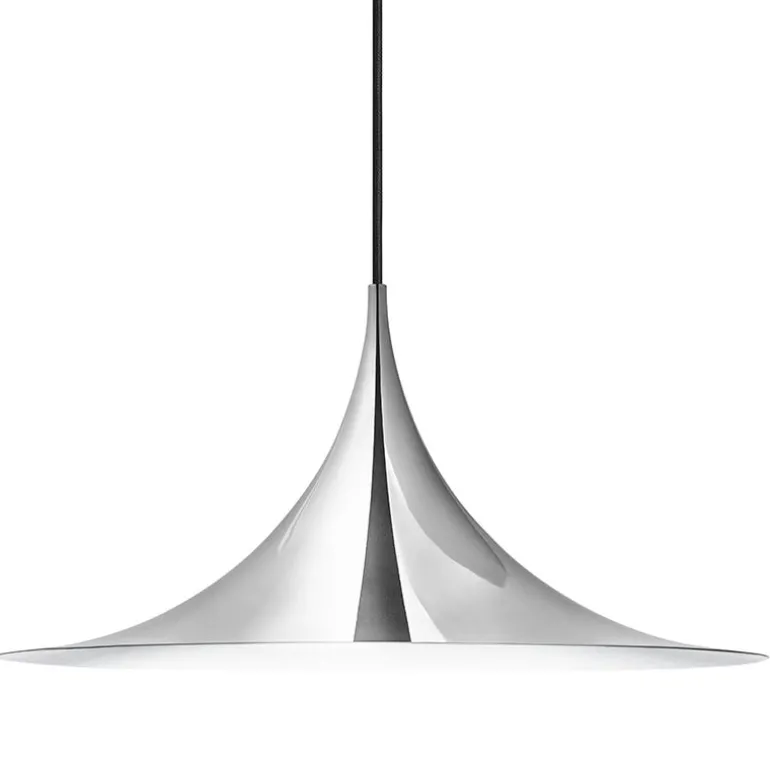 GUBI Semi pendant 47 cm, chrome