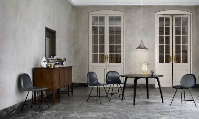 GUBI Semi pendant 47 cm, chrome