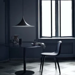 GUBI Semi pendant 47 cm, matt black