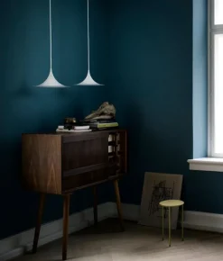 GUBI Semi pendant 60 cm, matt white