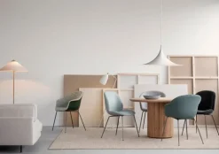 GUBI Semi pendant 60 cm, matt white