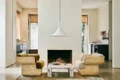 GUBI Semi pendant 60 cm, matt white