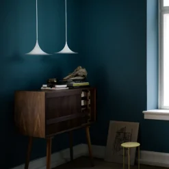 GUBI Semi pendant 47 cm, matt white