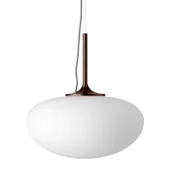 GUBI Stemlite pendant, 38 cm, black red
