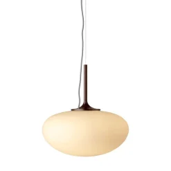GUBI Stemlite pendant, 38 cm, black red