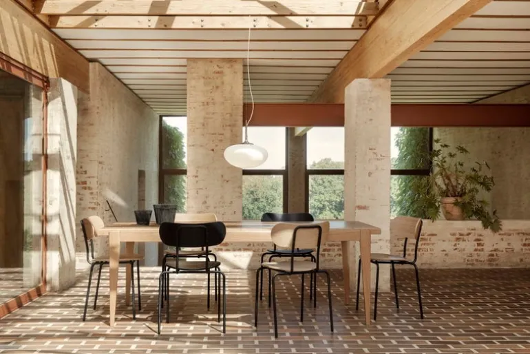 GUBI Stemlite pendant, 38 cm, pebble grey