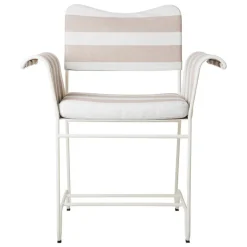 GUBI Tropique chair, classic white - Leslie Stripe 40