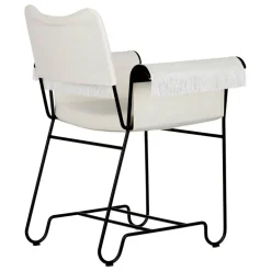 GUBI Tropique chair with fringes, classic black - Leslie 06