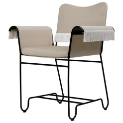 GUBI Tropique chair with fringes, black - Udine 12