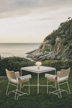 GUBI Tropique dining table, white