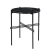 GUBI TS coffee table, 40 cm, black - black marble