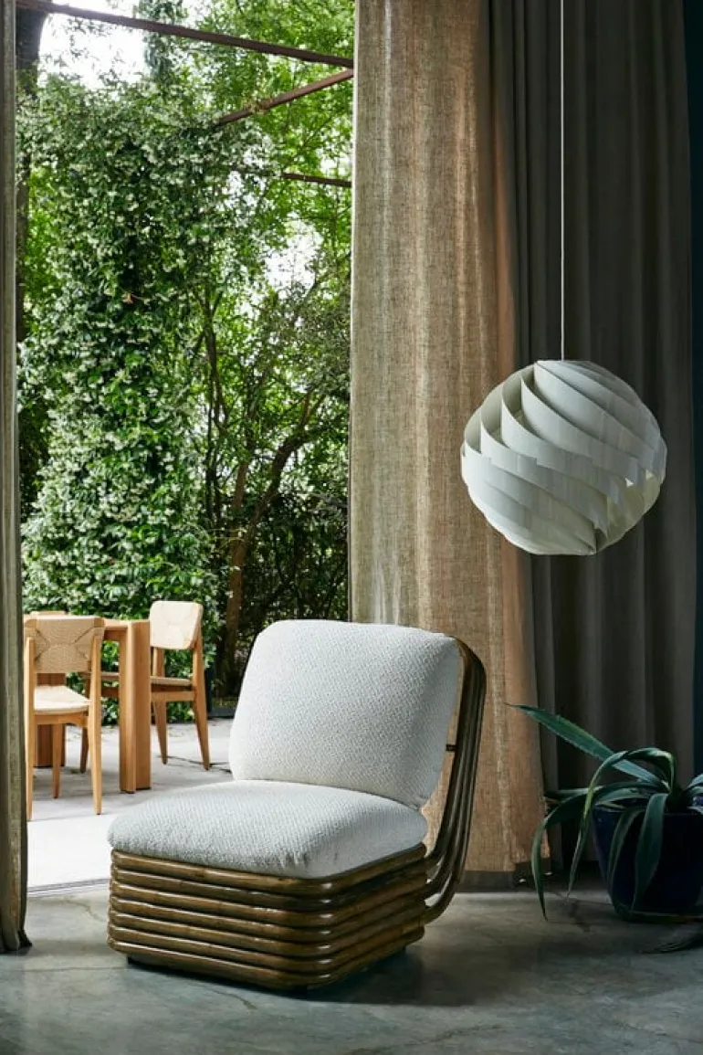 GUBI Turbo pendant, 62 cm, alabaster white, glossy