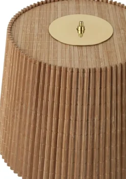 GUBI Tynell 9205 table lamp, brass - bamboo