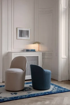 GUBI Tynell 5321 table lamp, brass - rattan