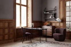 GUBI Tynell 5321 table lamp, brass - rattan