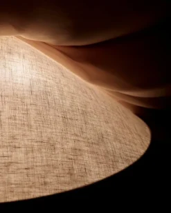 GUBI Tynell A1967 pendant, 56 cm, brass - canvas