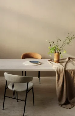 GUBI Violin chair, fully upholstered, Around Boucle 032