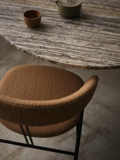 GUBI Violin chair, fully upholstered, Around Boucle 032