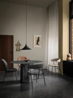 GUBI Violin chair, fully upholstered, Around Boucle 023