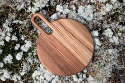 Hanna Saari Halikko cutting board, round, elm